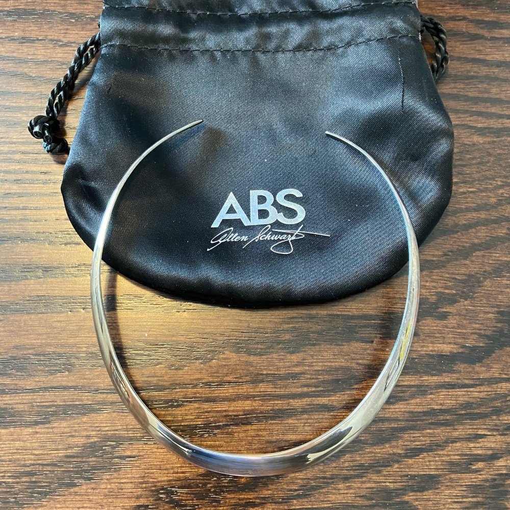 ABS Allen Schwartz Slider Choker Collar Necklace